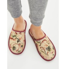 Домашняя обувь женская гобелен Английские цветы 502060