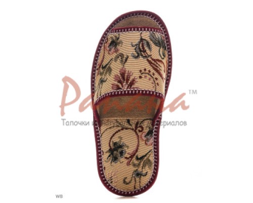 Домашняя обувь женская гобелен Английские Цветы 513012