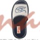 Домашняя обувь женская джинса бежевая, вышивка "Кошка" 513149