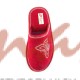  Домашняя обувь женская махра красная, вышивка "Бабочка" 502052