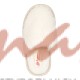 Домашняя обувь женская  мех белый трикотажный 503009