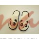 Домашняя обувь женская махра белая, вышивка "Мишка Панда" 503020