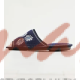 Домашняя обувь женская махра синяя, вышивка "Три ромашки" 513062