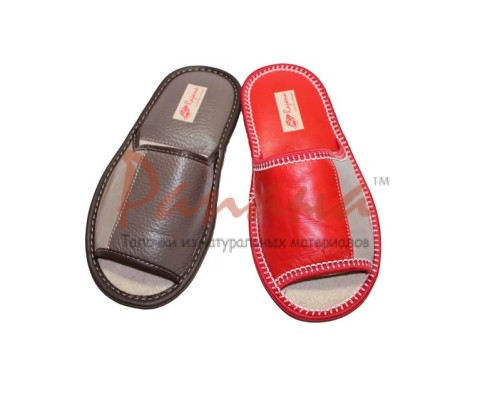  Домашняя обувь женская комбинированная кожа натуральная 513099