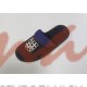 Домашняя обувь мужская вельвет синий, вышивка "Герб Ключ" 701016