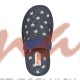  Домашняя обувь женская джинса синяя, рисунок Звезда морская 501075